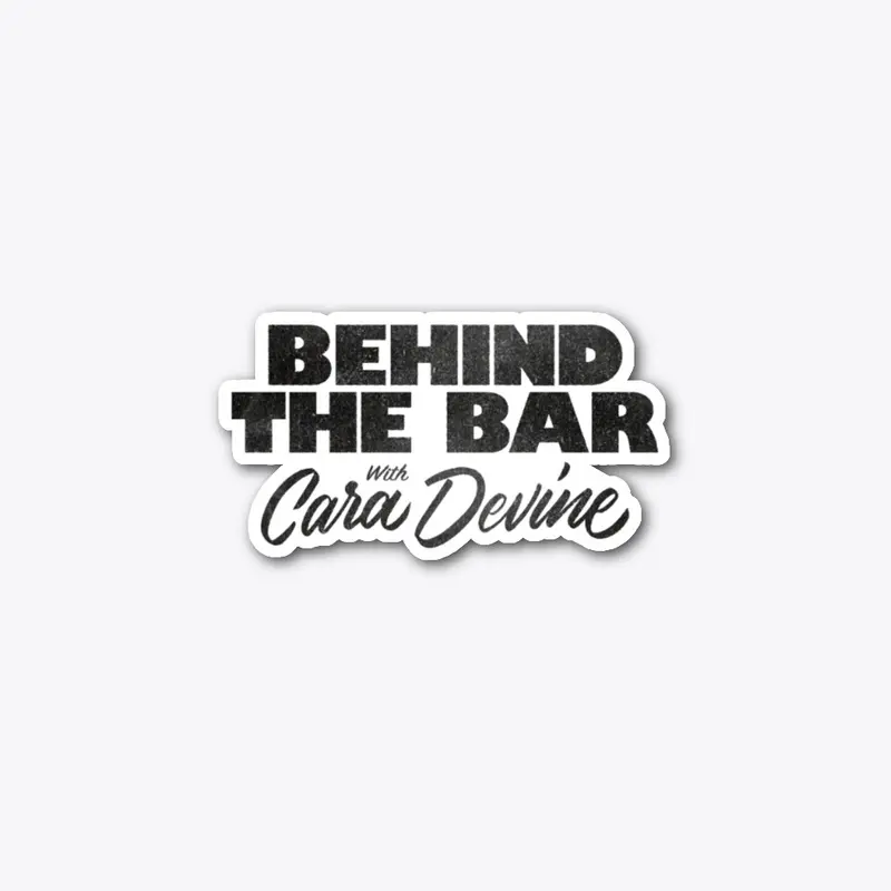 Behind the Bar - classic black logo