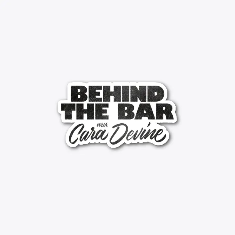 Behind the Bar - classic black logo